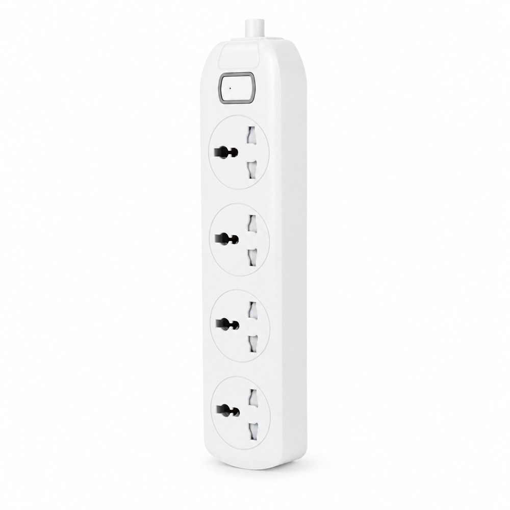 204MS 4 Way Universal Extension Socket with Master Switch