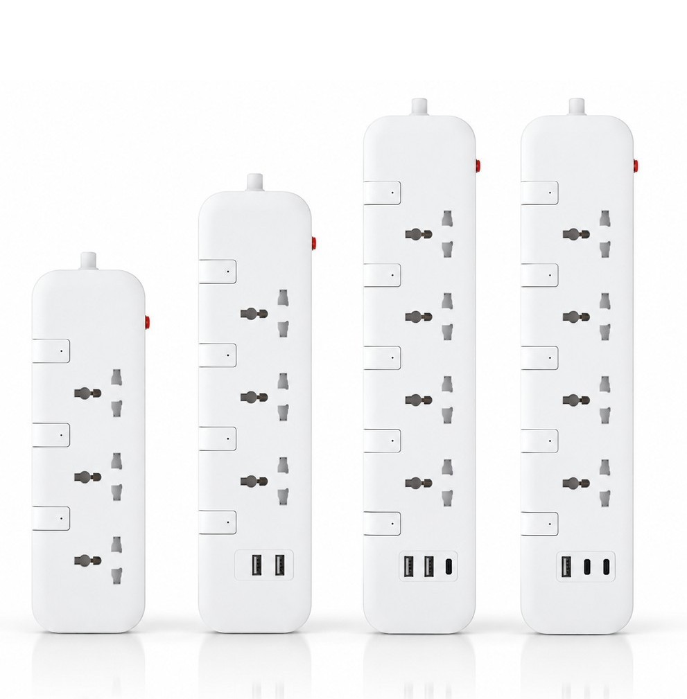 2-3 Way Extension Socket with Surge Protected & USB & Type-C