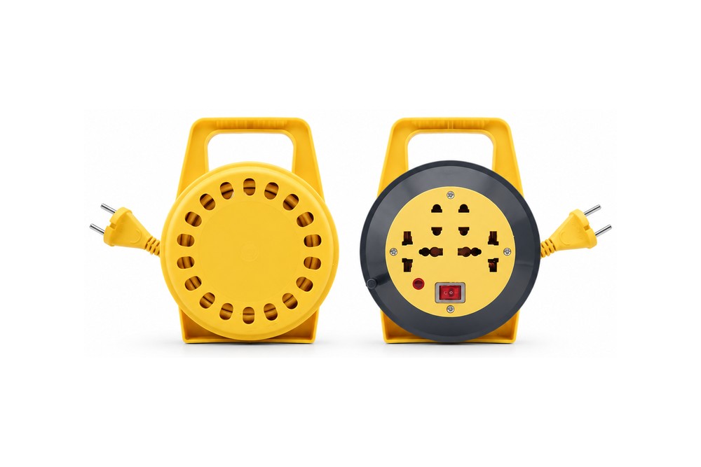 8301B 4-Way Cable Reel (13A UK, Site Grade)