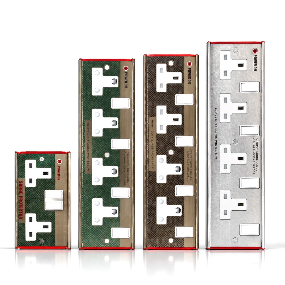 Zimbabwe 2-4 Way Extension Socket with Surge Protected